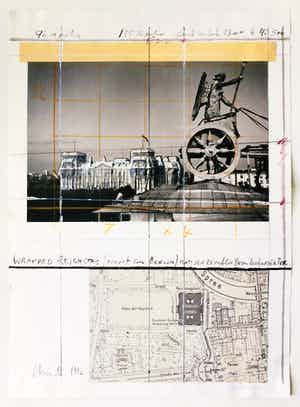 Christo - Wrapped Reichstag verkocht voor € 120!