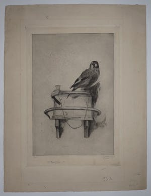 Philip Zilcken - Ets naar Het Puttertje van Carel Fabritius kopen? Bied vanaf 65!
