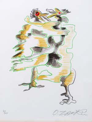 Ossip Zadkine - Vogels verkocht voor € 160!