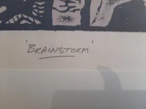 Frank Hulscher - Litho, Brainstorm. kopen? Bied vanaf 40!