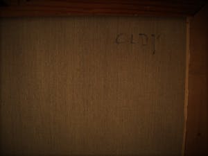 Niet of onleesbaar gesigneerd - Nederlands-Indisch olieverf - omstreeks 1920 - rivierlandschap Java - monogram kopen? Bied vanaf 10!