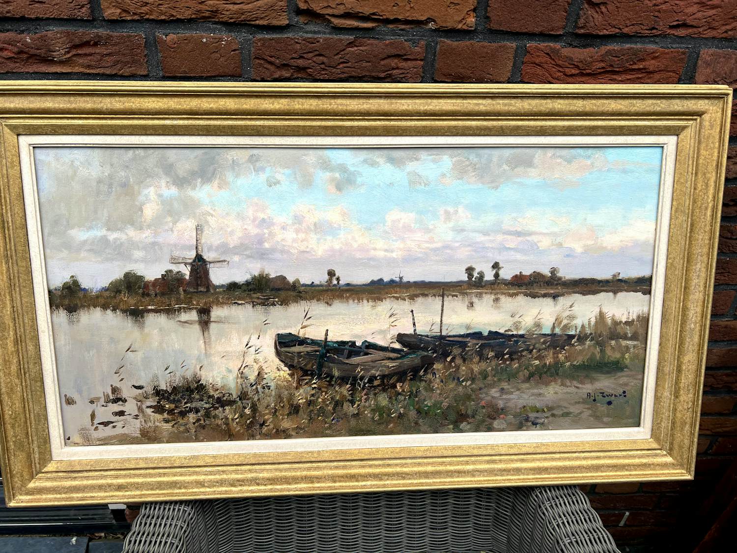 AcheterArie Zwart - Vissersboten aan de oever? Enchérissez de 1150!