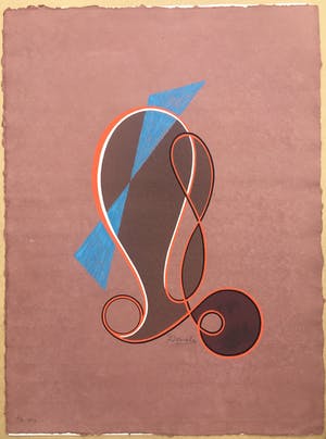 Cesar Domela - typerende zeefdruk op fraai lompenpapier - oplage 95 ex. kopen? Bied vanaf 195!