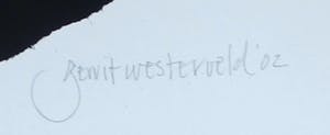Gerrit Westerveld - Zeefdruk - 2002 kopen? Bied vanaf 39!