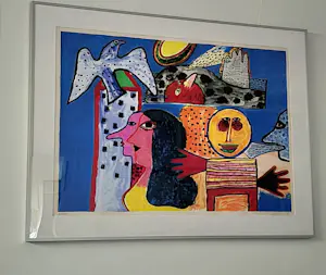 Corneille - Vrolijk Kleurrijk Groot werk GESIGNEERD 1993 Pinokkio kopen? Bied vanaf 700!