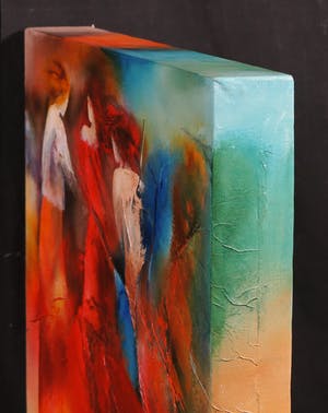 Wil Lof - Gemengde techniek op doek, Elysian Scene kopen? Bied vanaf 50!