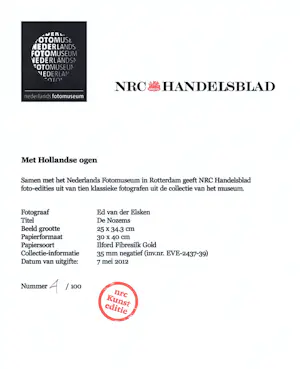 Ed van der Elsken - De Nozems, C-Print op fotopapier kopen? Bied vanaf 100!