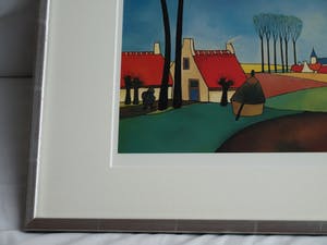 Toon Tieland - Handgesigneerde prent , “Volle Maan” - ingelijst – ca 1990 kopen? Bied vanaf 1!