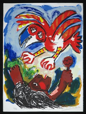 John Lie a Fo - Zeefdruk, Zonder titel kopen? Bied vanaf 1!