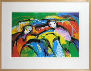 Maya Wildevuur - Zeefdruk, Verenigd Europa - Ingelijst kopen? Bied vanaf 1!