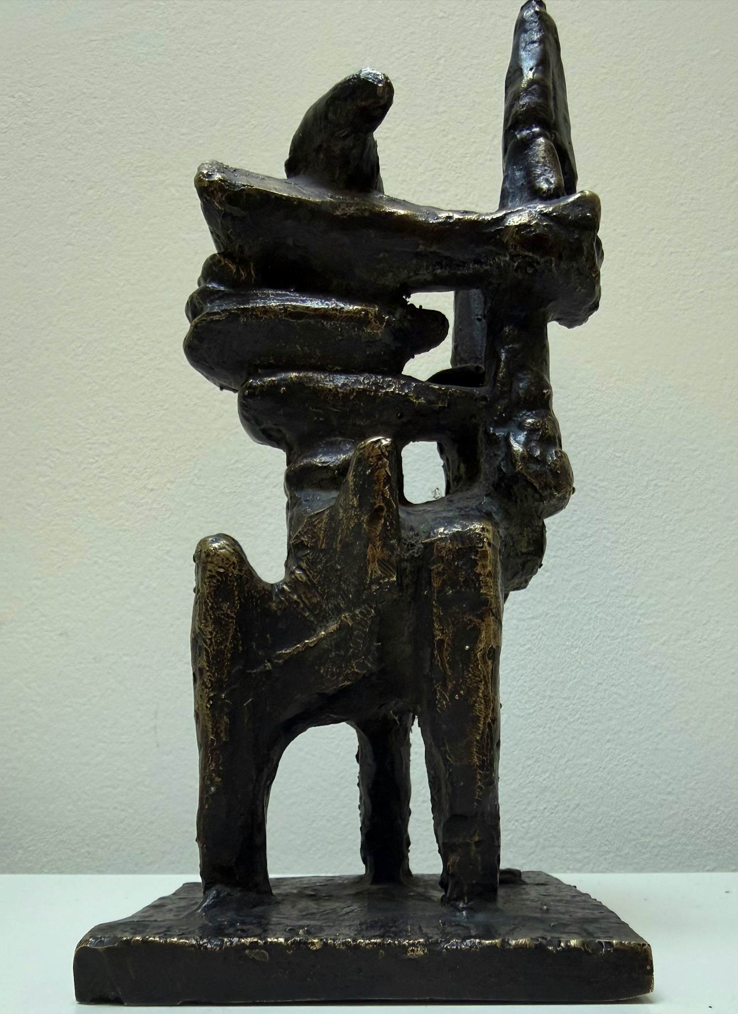 Wessel Couzijn - bronzen sculptuur | 'Ruiter te paard' | 1974 kopen? Bied vanaf 600!