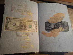 Rob Birza - Boek met een omslag van Leisteen, met originele Kunstwerken/Collages kopen? Bied vanaf 120!