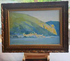Jacob Dooijewaard - Gezicht op Menton vendu pour 275€ !