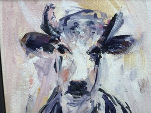 Niet of onleesbaar gesigneerd - Twee keer een koe. kopen? Bied vanaf 1!