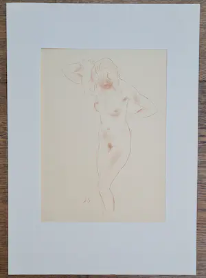Jan Sluijters - Lithografie van een naakt uit 1937 kopen? Bied vanaf 150!