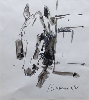 Jan Groenestein - C4575-8, Paardenhoofd kopen? Bied vanaf 90!