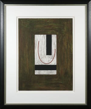 Bert Loerakker - Zeefdruk, Zonder titel - Ingelijst kopen? Bied vanaf 20!