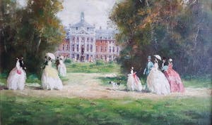 Fritz Möritz - Promenade vor dem Schloss zu Münster kopen? Bied vanaf 175!