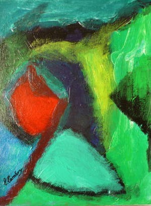 Louis Lambry - abstract " Un beau dimanche" kopen? Bied vanaf 25!