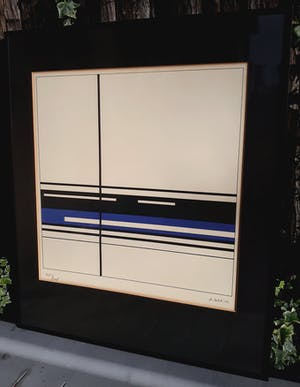 Jean Gorin - Geometrisch abstracte compositie, litho (ingelijst) kopen? Bied vanaf 195!