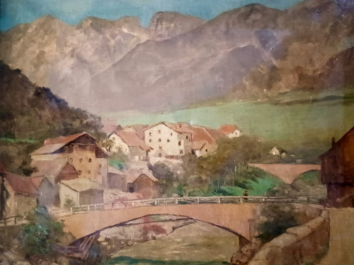 Jan Rinke - Bergdorp in Tirol. verkocht voor € 79!