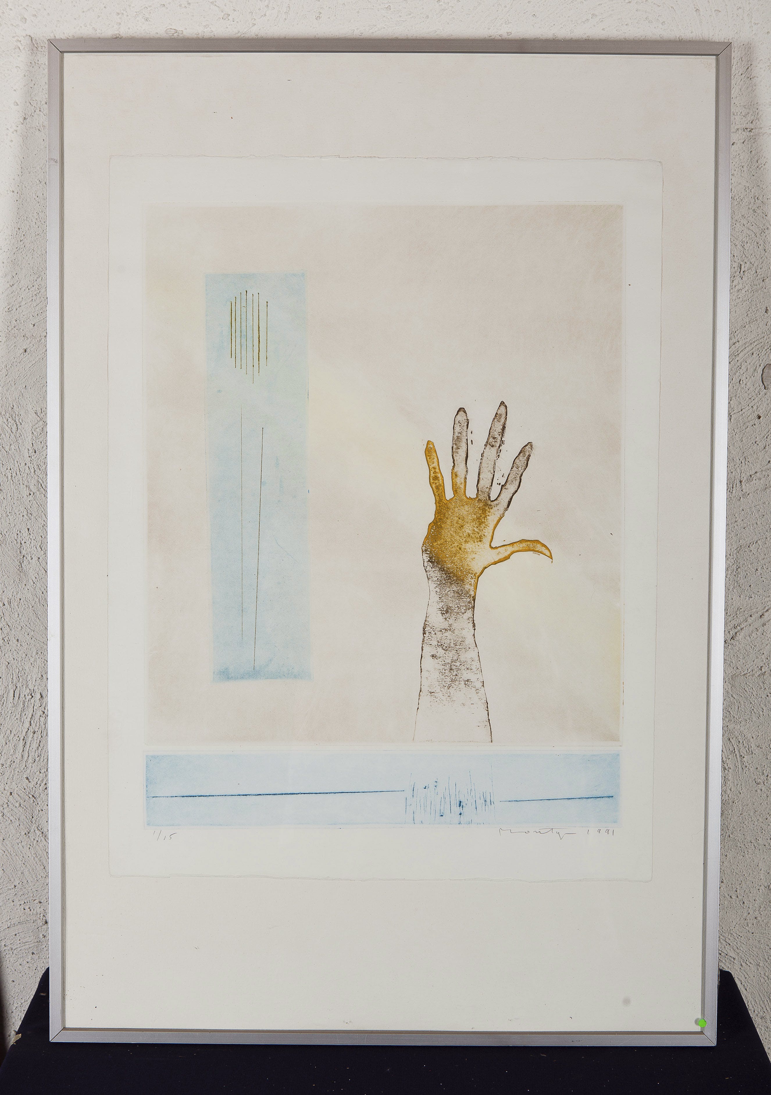 Jan Montyn - La Lumiere - Ets en aquatint op papier - gesigneerd r.o. - Oplage 1/15 - 1991 kopen? Bied vanaf 25!