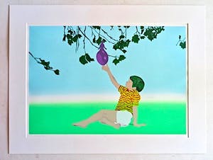 Jos van der Sommen - Later - Surrealistische Kleurenlitho kopen? Bied vanaf 1!