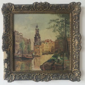 Niet of onleesbaar gesigneerd - 'Westertoren' David Querido (1891-1943) kopen? Bied vanaf 1!