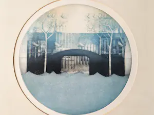 AcheterMartin Ware - Grote medaillon Ets/Aquatint "Atlantis" - oplage 100 ex - gesigneerd? Enchérissez de 43!