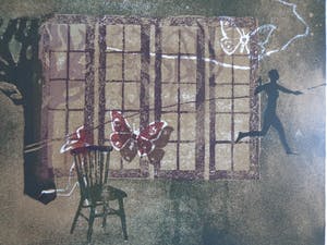 Andre Goezu - VLINDERS / KLEURLITHO / 50x70cm / SIG / 1975 kopen? Bied vanaf 45!