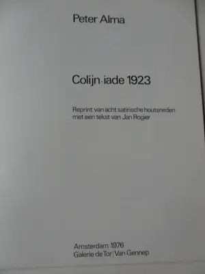 Peter Alma - Reprint van 8 satirisch houtsnede met tekst van Jan Rogier kopen? Bied vanaf 1!