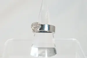 19 - Exclusieve CHOPARD happy diamonds 18Krt wit goud & diamanten ring kopen? Bied vanaf 1580!