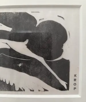 Hildo Krop - Hert. Ingelijst. Uit Wendingen. kopen? Bied vanaf 99!