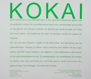 Dominique Chan - Portfolio KOKAI met 5 zeefdrukken kopen? Bied vanaf 80!