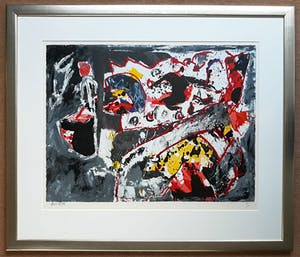 Jacques Doucet - Été a Saint Christol, zeefdruk (mooi ingelijst, groot) kopen? Bied vanaf 1!