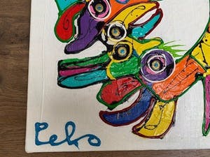 Niet of onleesbaar gesigneerd - PEKO- Dieren fantasie kopen? Bied vanaf 1!