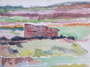 Han Krug - Westland Zuid-Holland - Aquarel kopen? Bied vanaf 40!