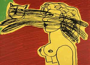 Corneille - kleurenzeefdruk - 'Hymne a l'été' - 1987 verkocht voor € 229!