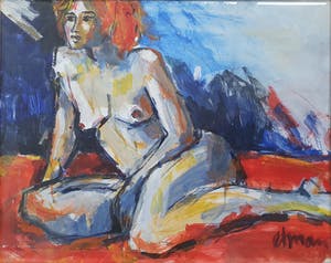 Ton Etman - Naakt - Schilderij (Ingelijst) kopen? Bied vanaf 225!