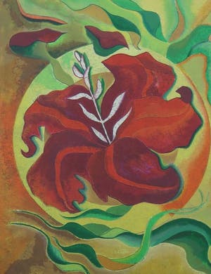 Jan van Delft - Morning Glory - Groot - Nieuwstaat - Houten Barth-lijst - Nieuwwaarde €710,- kopen? Bied vanaf 1!