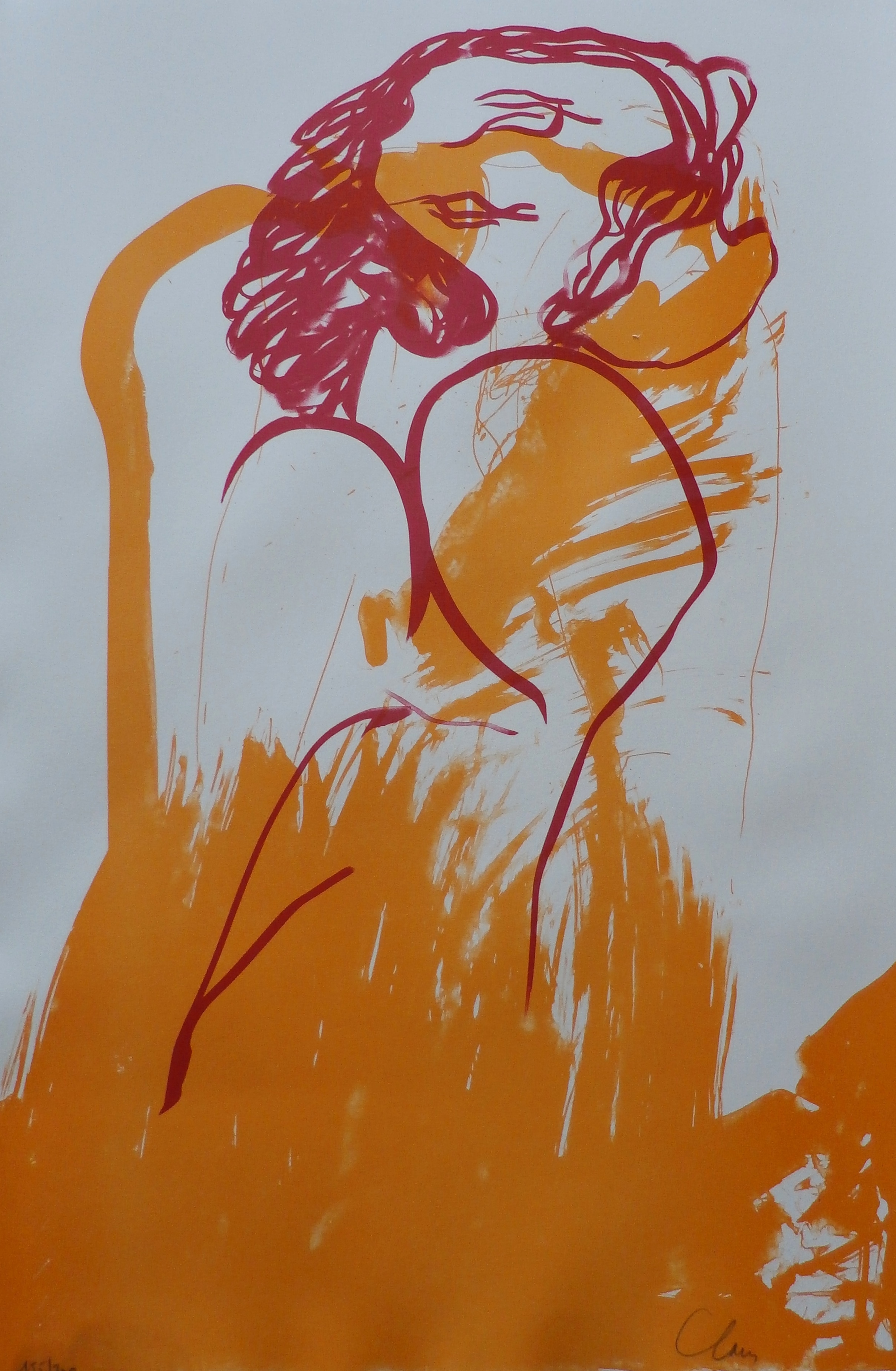 Hugo Claus - litho: Fuga (zomer 1) - 1979 verkocht voor € 50!