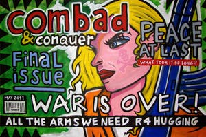 Tommy Raaijmakers - War is Over - Bijzonder groot schilderij! kopen? Bied vanaf 675!