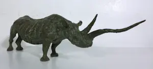 Hetty Heyster - Brons, Neushoorn kopen? Bied vanaf 500!