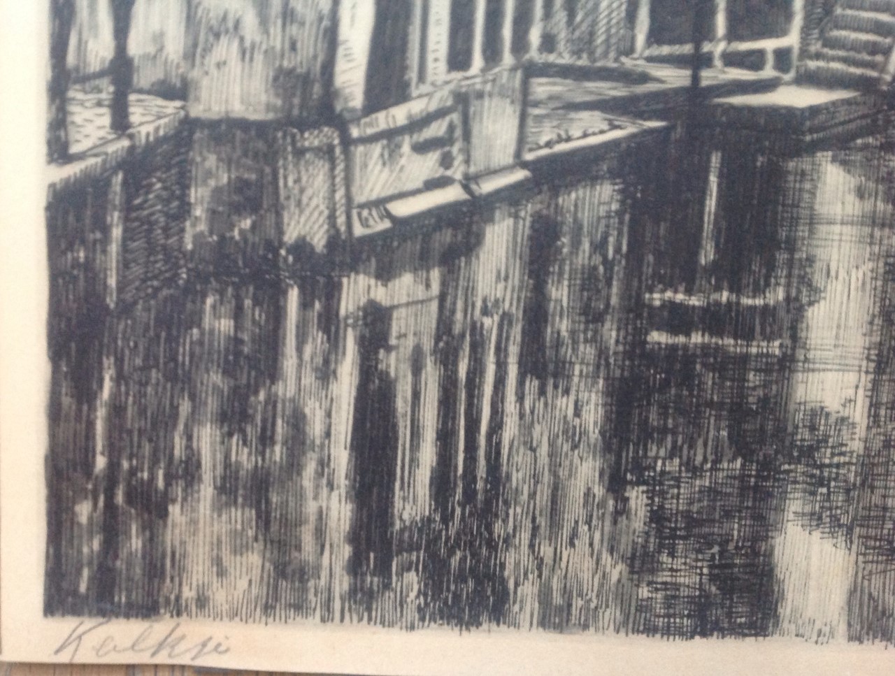 Niet of onleesbaar gesigneerd - Brederode - Het Kolkje, Amsterdam kopen? Bied vanaf 1!