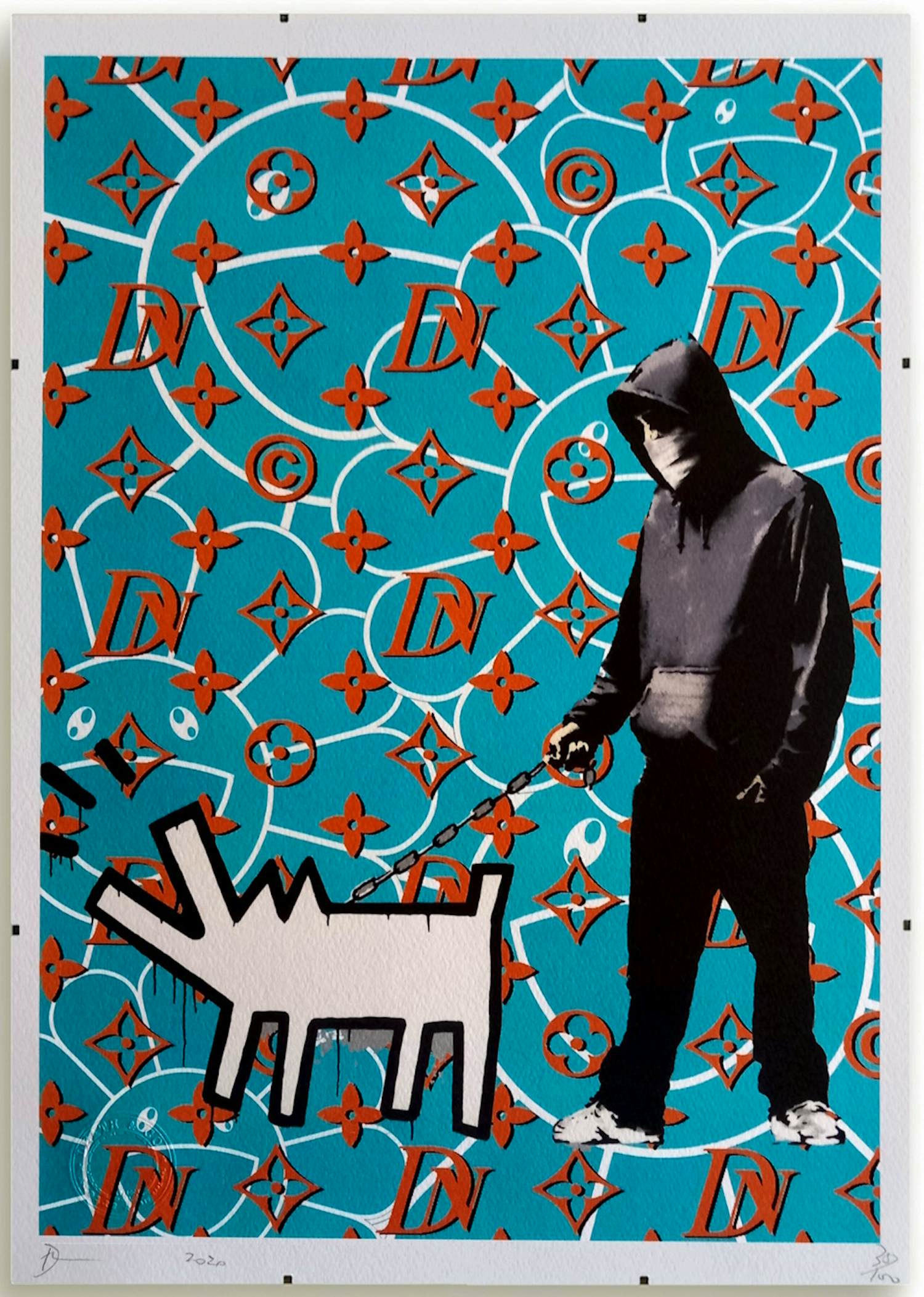 Death NYC - Banksy X Vuitton – zeefdruk met lijst kopen? Bied vanaf 100!