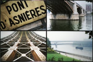 Paul Huf - C-Print, Pont d'Asnières - Ingelijst (Groot) kopen? Bied vanaf 1!