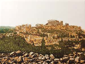 Simon Koene - Acropolis van Athene verkocht voor € 30!