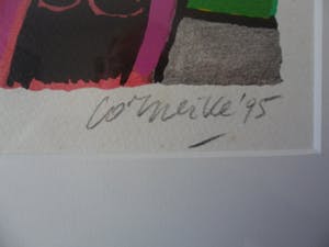 Corneille - ingelijste zeefdruk: Le voyage - 1995 kopen? Bied vanaf 120!