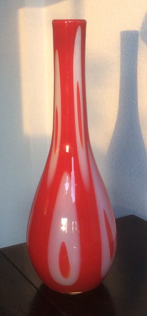 Niet of onleesbaar gesigneerd - DESIGN GLAZEN VAAS kopen? Bied vanaf 1!