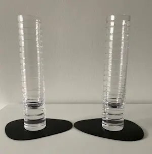 Marcel Wanders - 2 design champagne glazen Royal Leerdam 2003 kopen? Bied vanaf 29!